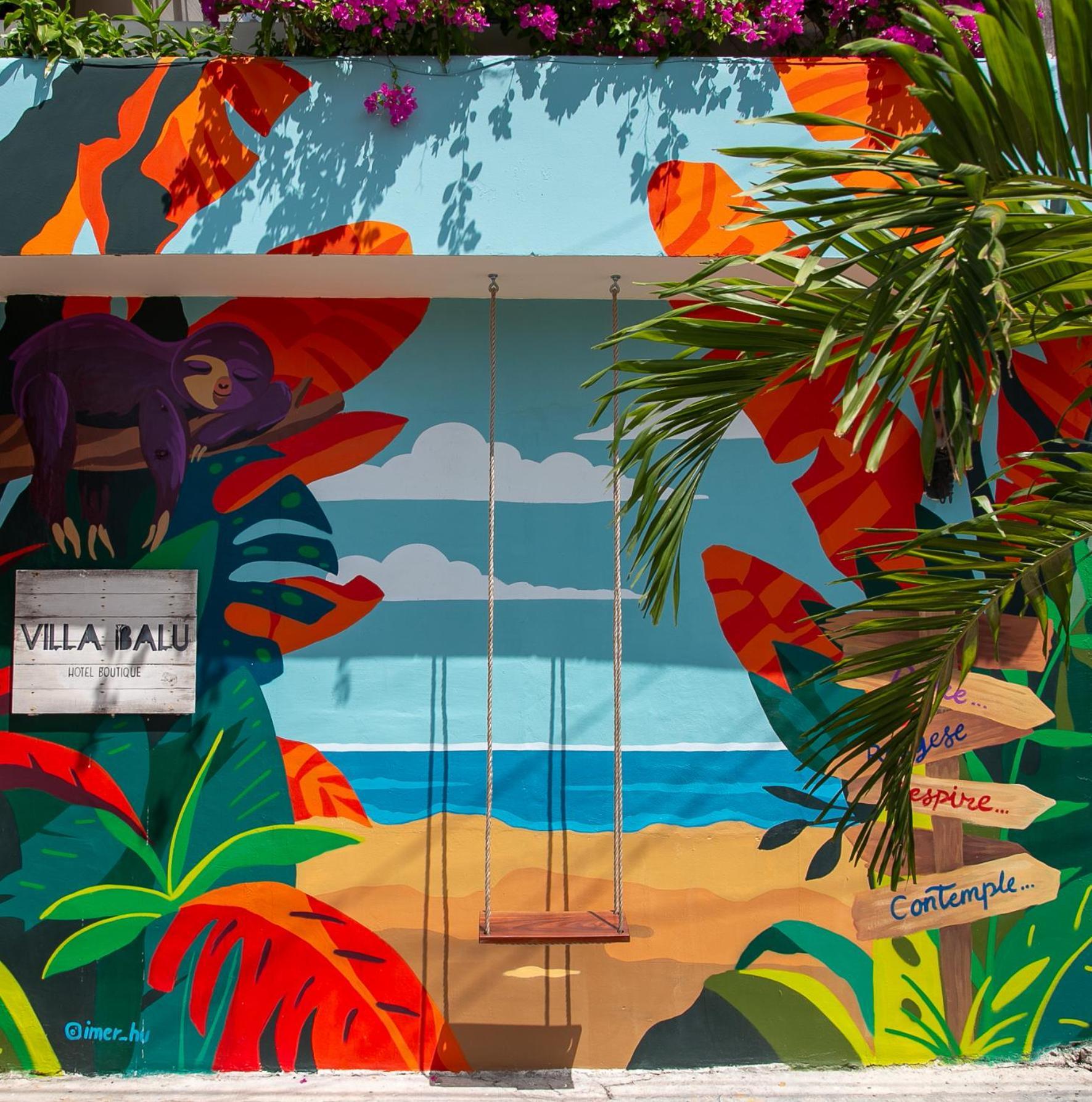 Hotel Villa Balu Bacalar Exteriör bild